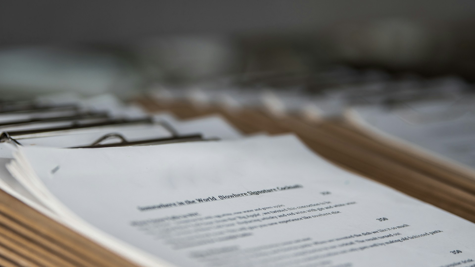 A stack of training plans which is one aspect of the workplace skills plan.